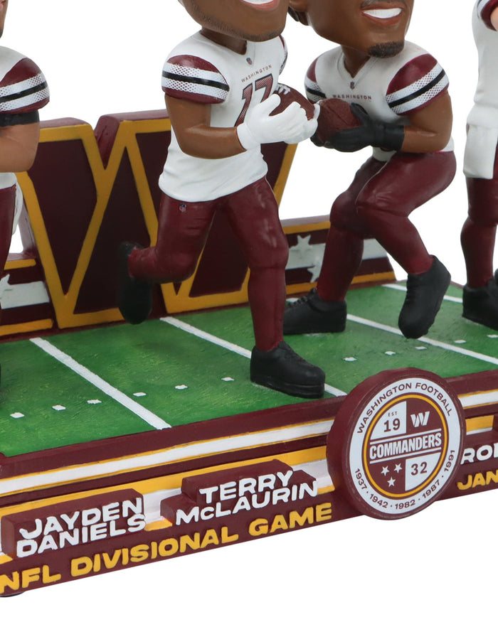 Washington Commanders 2024 NFL Playoffs Gamebreaker Mini Scene Bobblehead FOCO - FOCO.com