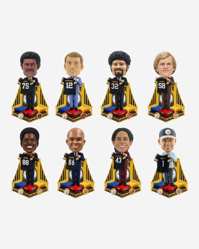 Pittsburgh Steelers Franchise Commemorative Draft Mini Bobblehead Boxed Set FOCO - FOCO.com