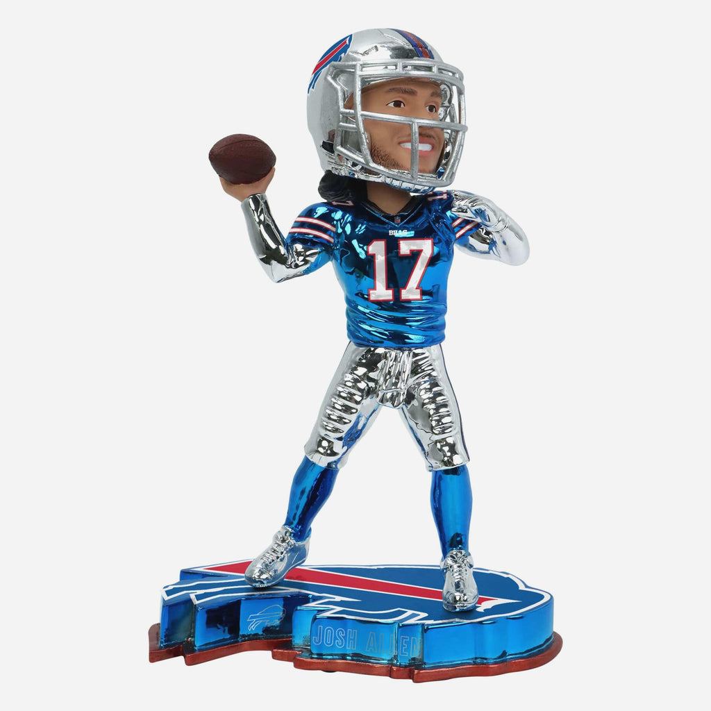 Josh Allen Buffalo Bills Electroplated Edition Bobblehead FOCO - FOCO.com