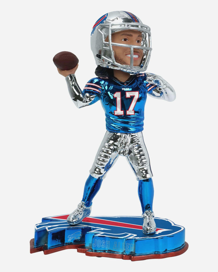 Josh Allen Buffalo Bills Electroplated Edition Bobblehead FOCO - FOCO.com