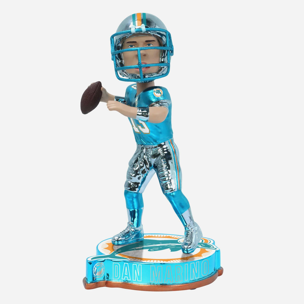 Dan Marino Miami Dolphins Electroplate Edition Bobblehead FOCO - FOCO.com