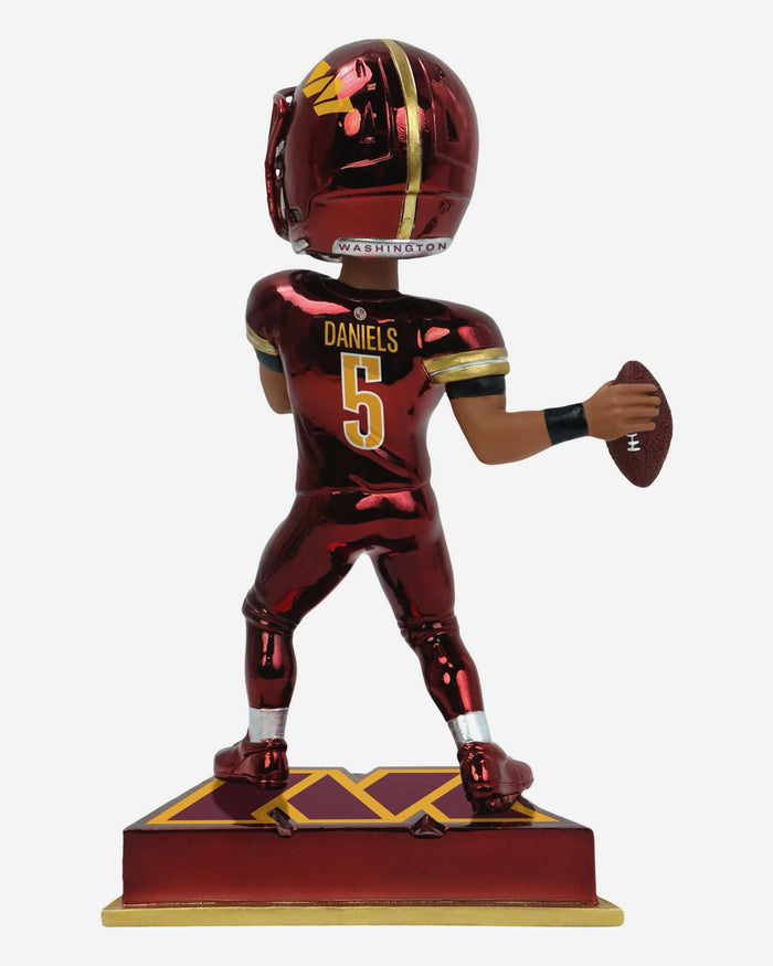 Jayden Daniels Washington Commanders Electroplated Edition Bobblehead FOCO - FOCO.com