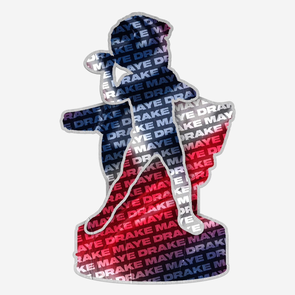 Drake Maye New England Patriots Highest Single-Game Completion Franchise Record Bobblehead FOCO - FOCO.com