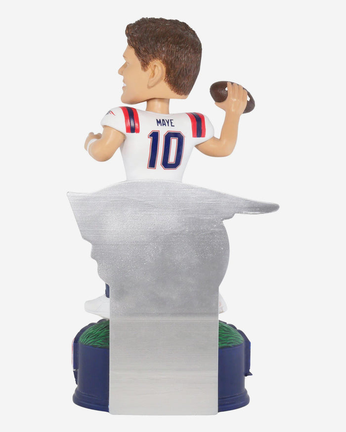 Drake Maye New England Patriots Highest Single-Game Completion Franchise Record Bobblehead FOCO - FOCO.com