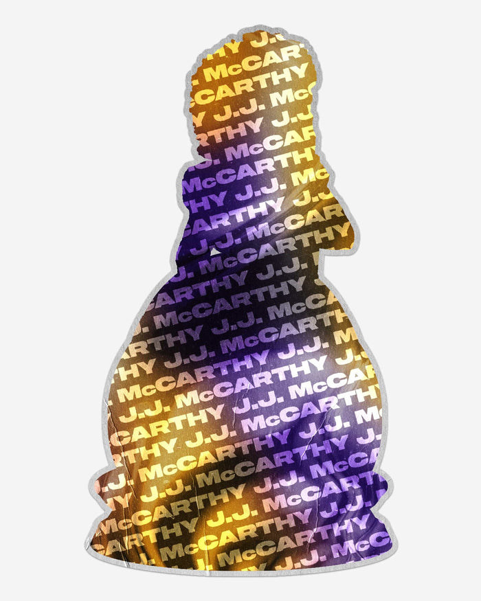 JJ McCarthy Minnesota Vikings Debut Gamebreaker Bobblehead FOCO - FOCO.com