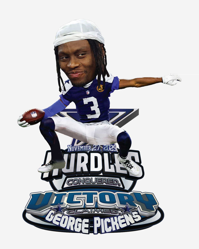 George Pickens Dallas Cowboys Gamebreaker Hurdle Bobblehead FOCO - FOCO.com