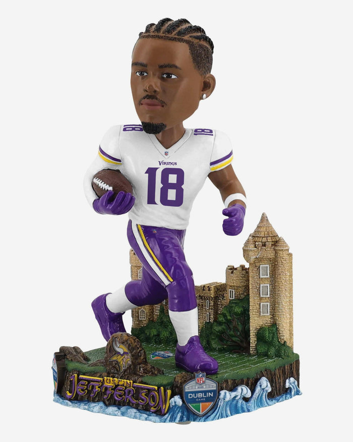Justin Jefferson Minnesota Vikings 2025 International Game Bobblehead FOCO - FOCO.com