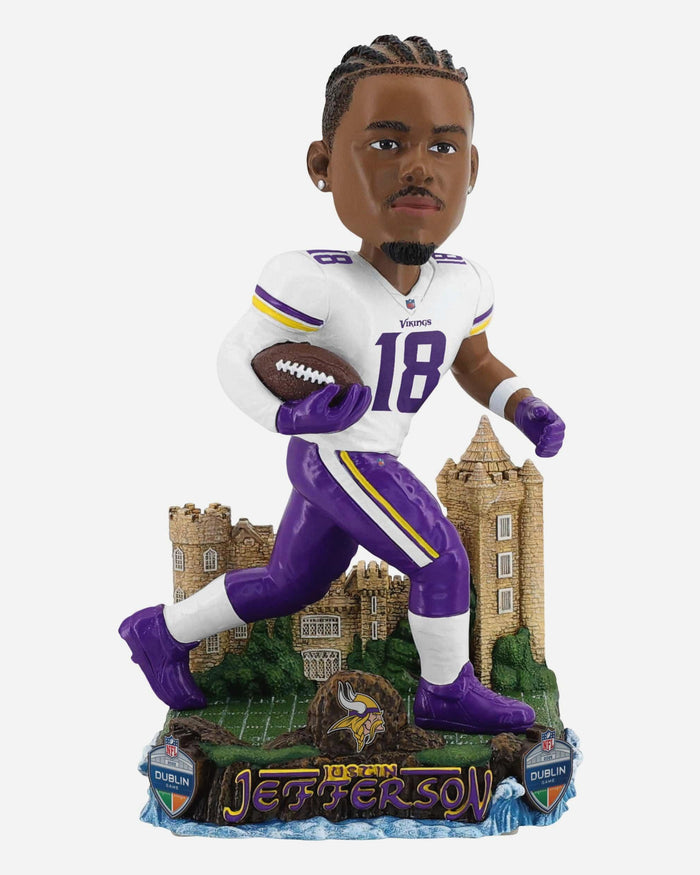 Justin Jefferson Minnesota Vikings 2025 International Game Bobblehead FOCO - FOCO.com