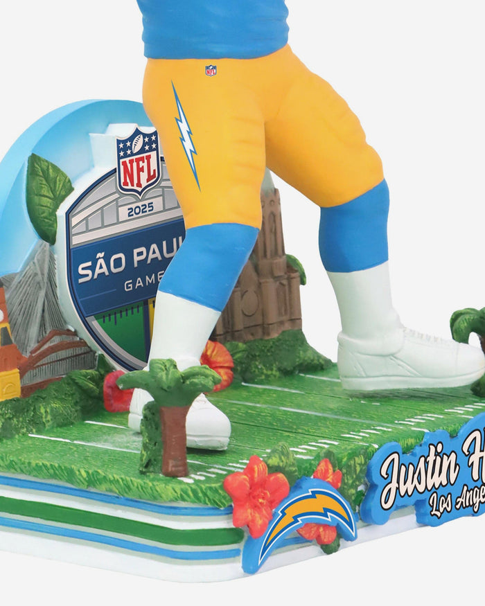 Justin Herbert Los Angeles Chargers 2025 International Game Bobblehead FOCO - FOCO.com