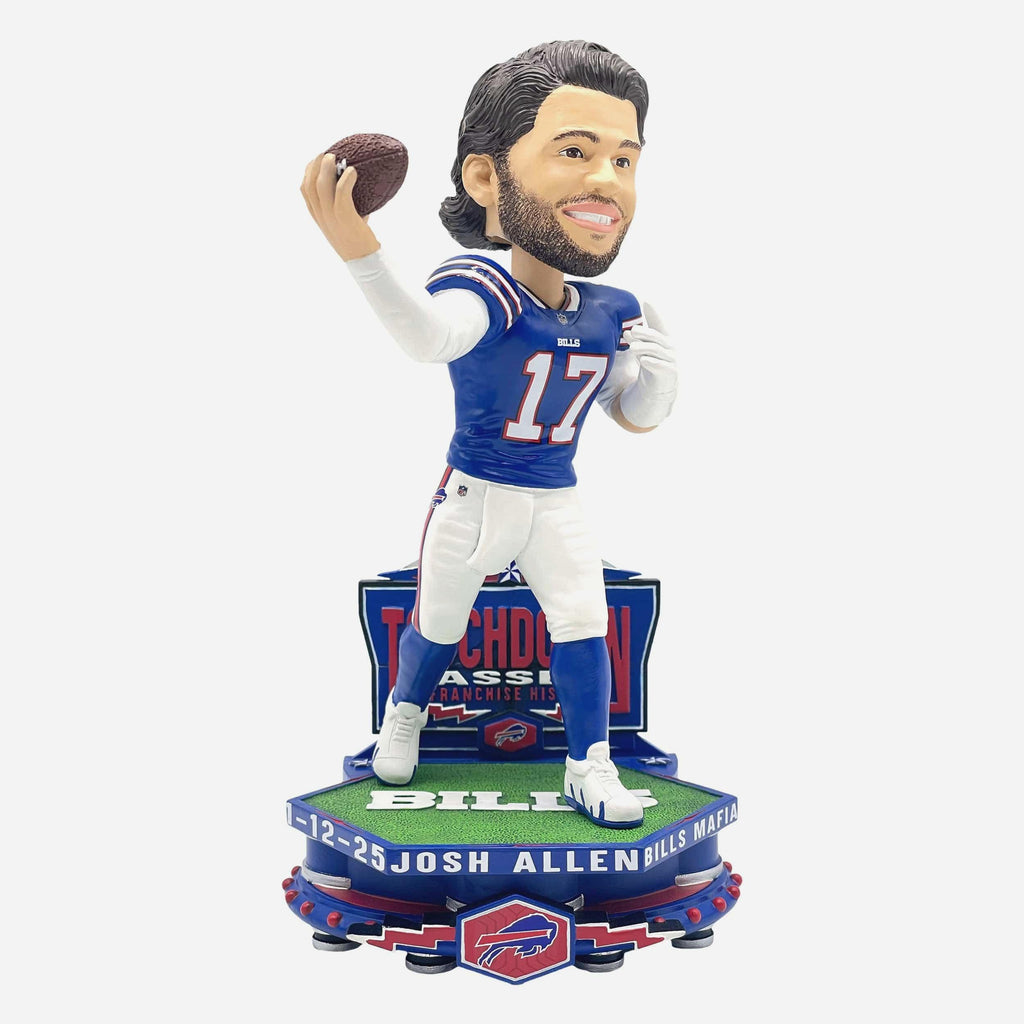 Josh Allen Buffalo Bills Franchise Postseason Touchdown Passing Record Bobblehead FOCO - FOCO.com