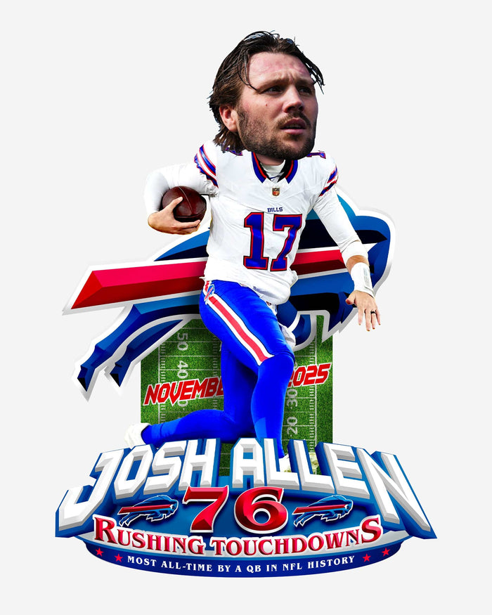 Josh Allen Buffalo Bills Nickname Bobblehead FOCO - FOCO.com