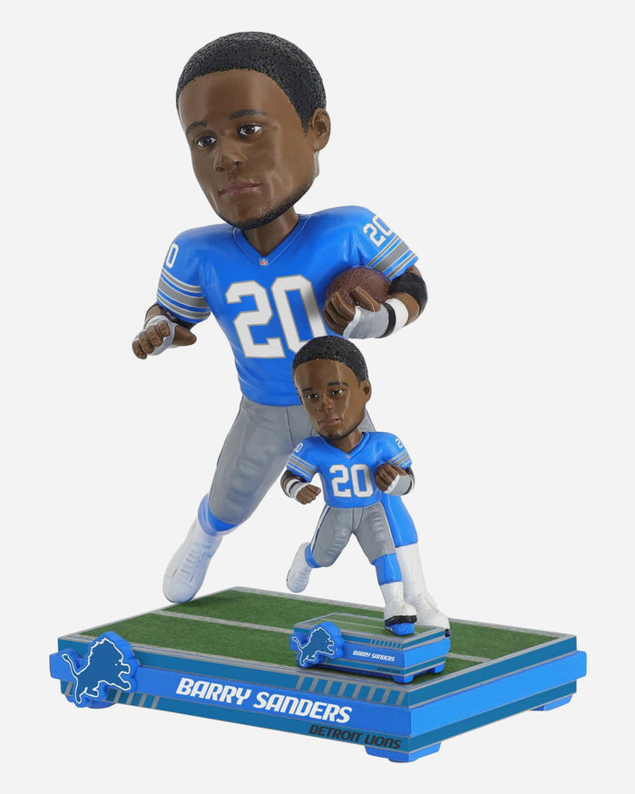 Barry Sanders Detroit Lions Magnetized Bobble Dubblz Bobblehead FOCO - FOCO.com
