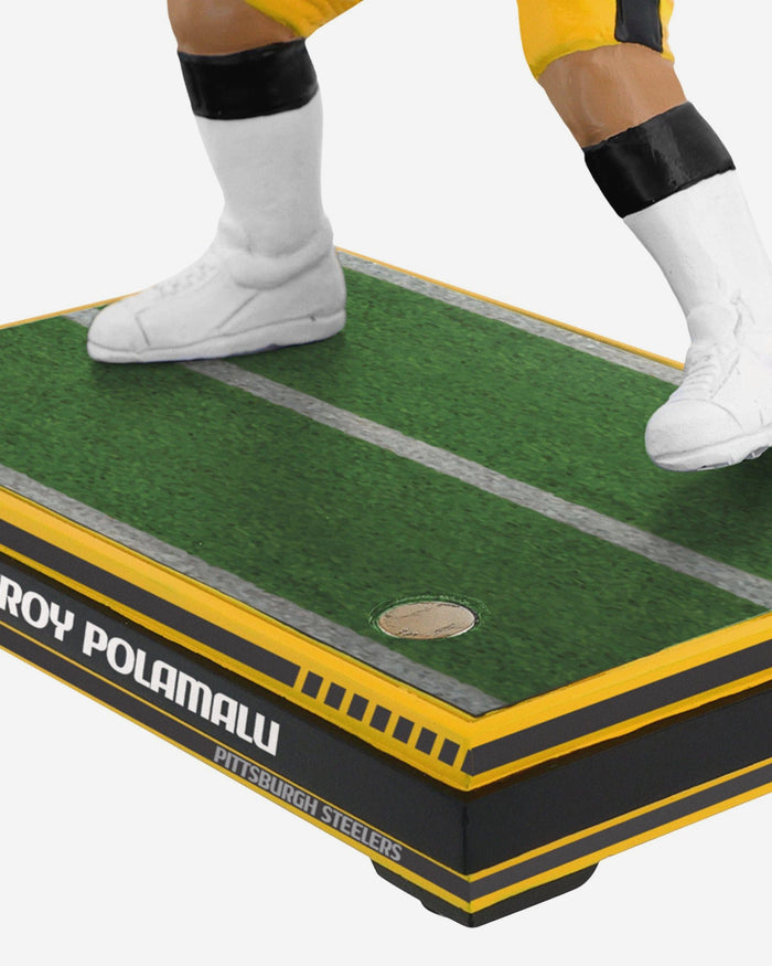 Troy Polamalu Pittsburgh Steelers Magnetized Bobble Dubblz Bobblehead FOCO - FOCO.com