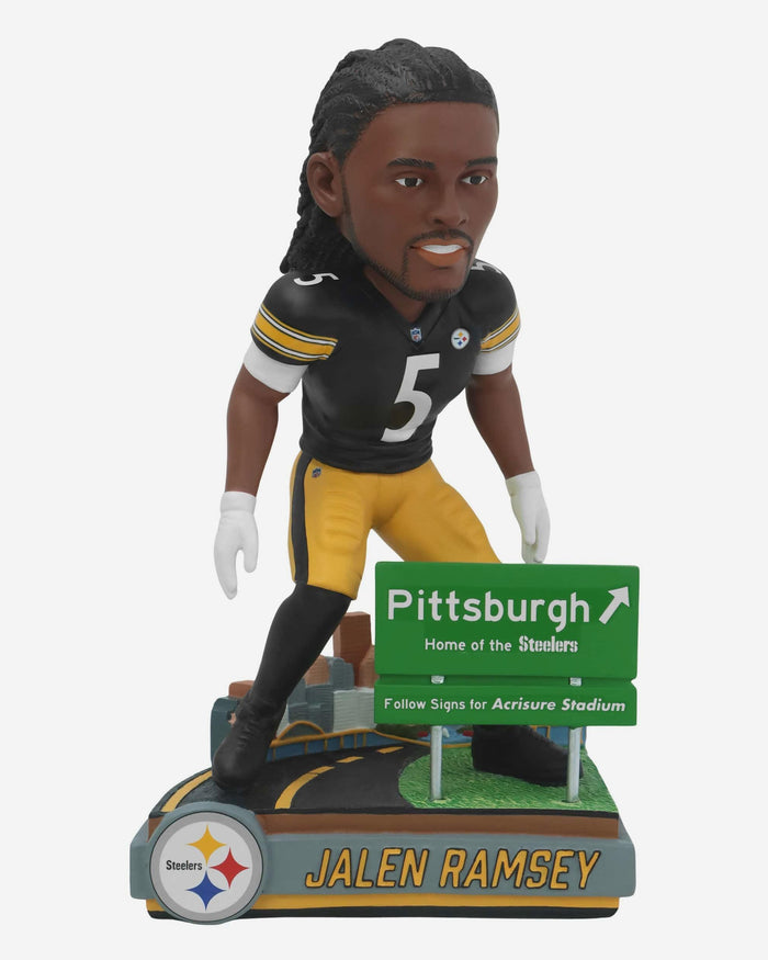 Jalen Ramsey Pittsburgh Steelers Next Stop Bobblehead FOCO - FOCO.com