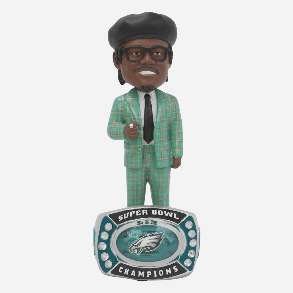AJ Brown Philadelphia Eagles Ring Ceremony Ring Base Bobblehead FOCO - FOCO.com