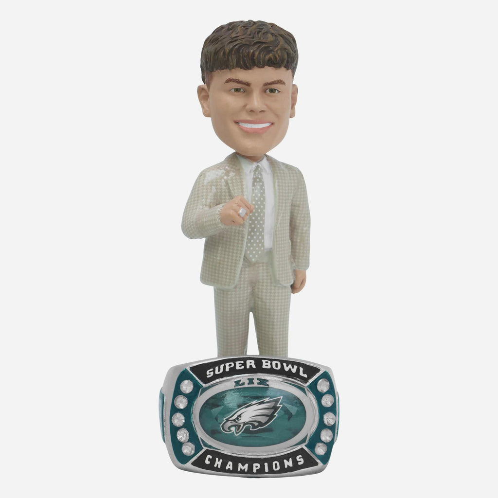Cooper DeJean Philadelphia Eagles Ring Ceremony Ring Base Bobblehead FOCO - FOCO.com