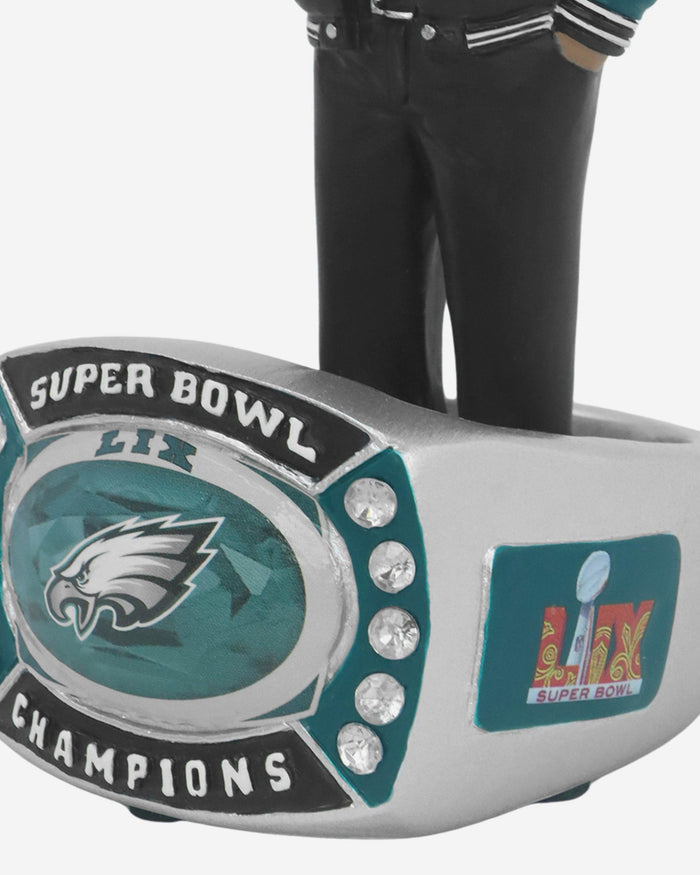 Saquon Barkley Philadelphia Eagles Ring Ceremony Ring Base Bobblehead FOCO - FOCO.com