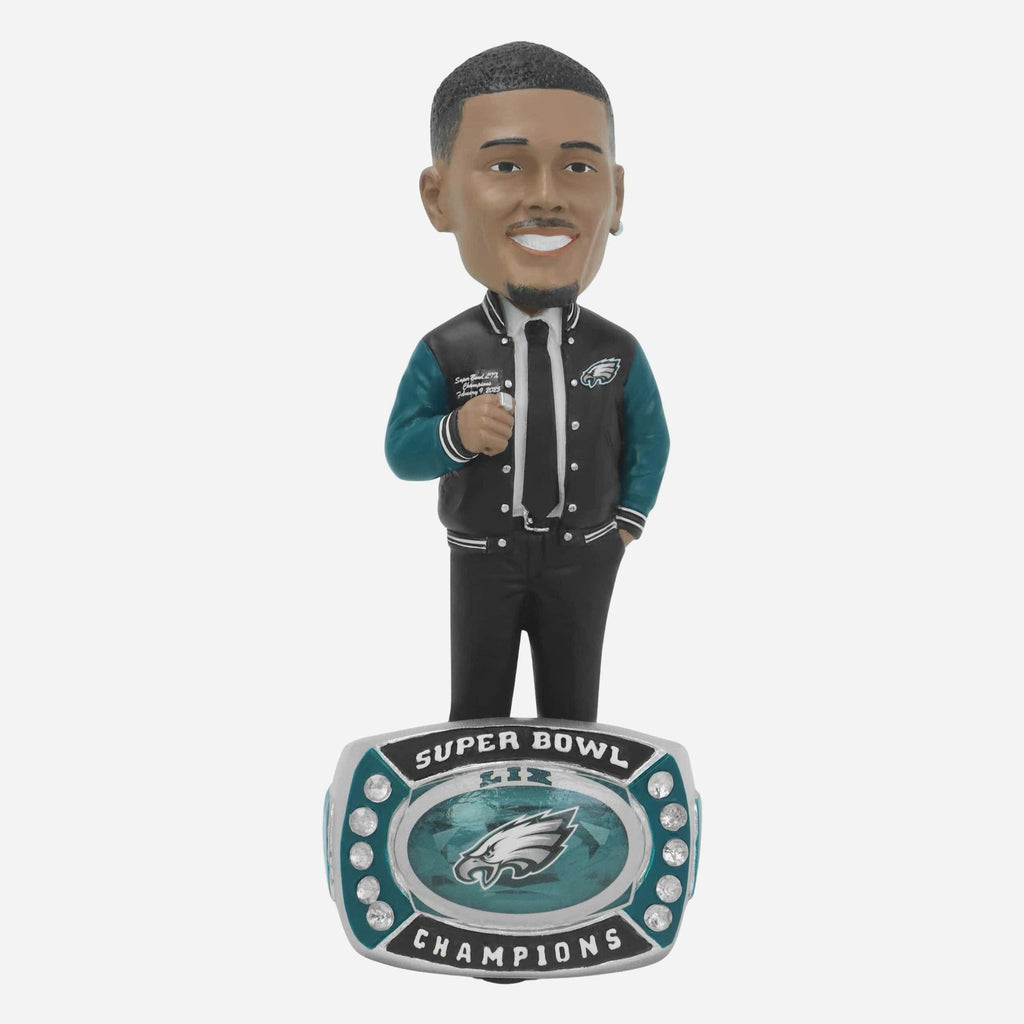 Saquon Barkley Philadelphia Eagles Ring Ceremony Ring Base Bobblehead FOCO - FOCO.com