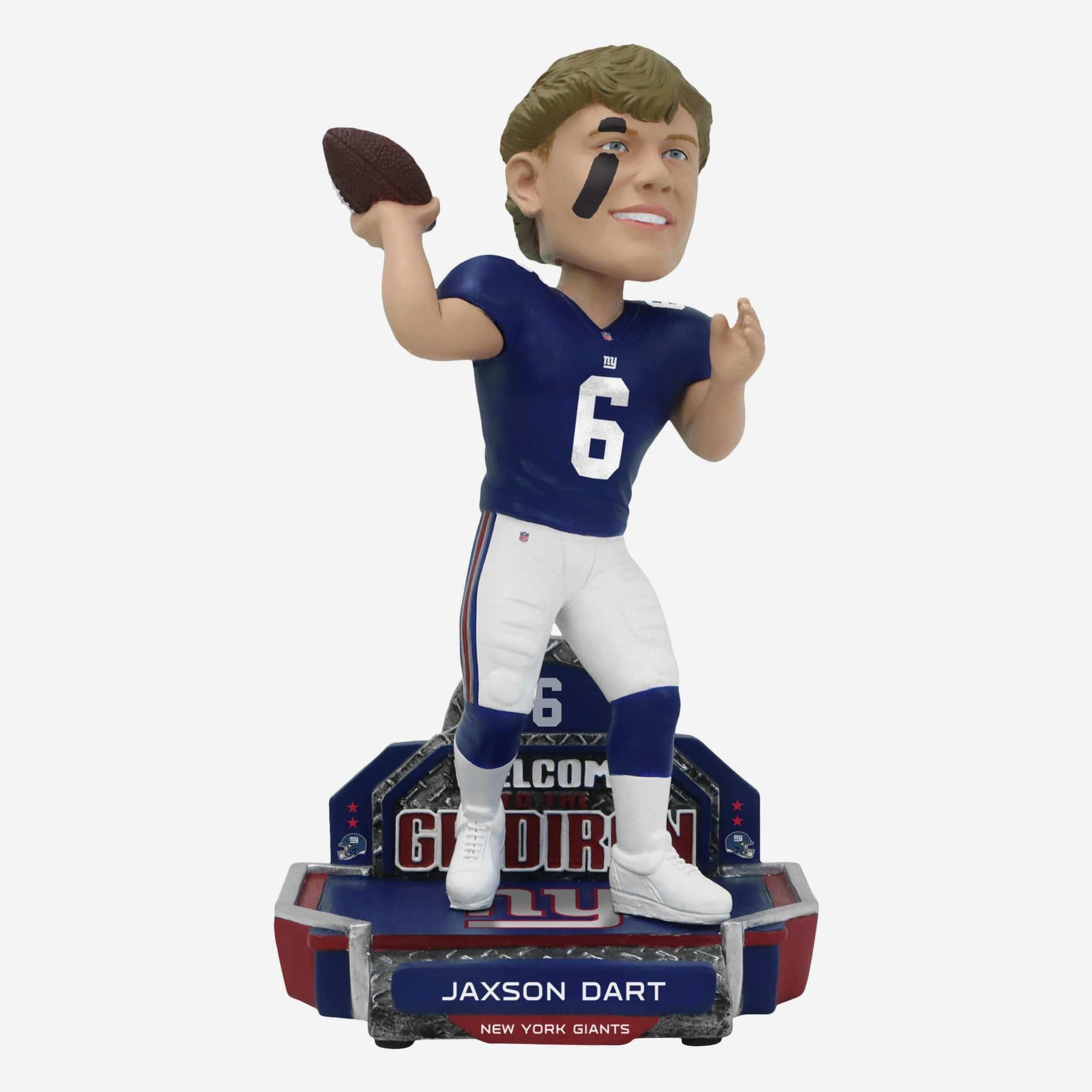 Jaxson Dart New York Giants 2025 Rookie Series Bobblehead FOCO