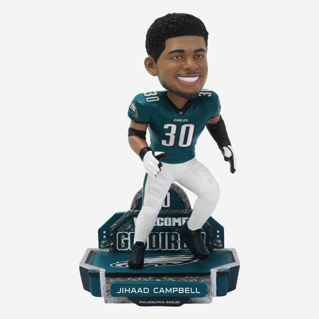Jihaad Campbell Philadelphia Eagles 2025 Rookie Series Bobblehead FOCO - FOCO.com