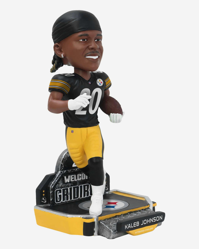 Kaleb Johnson Pittsburgh Steelers 2025 Rookie Series Bobblehead FOCO - FOCO.com