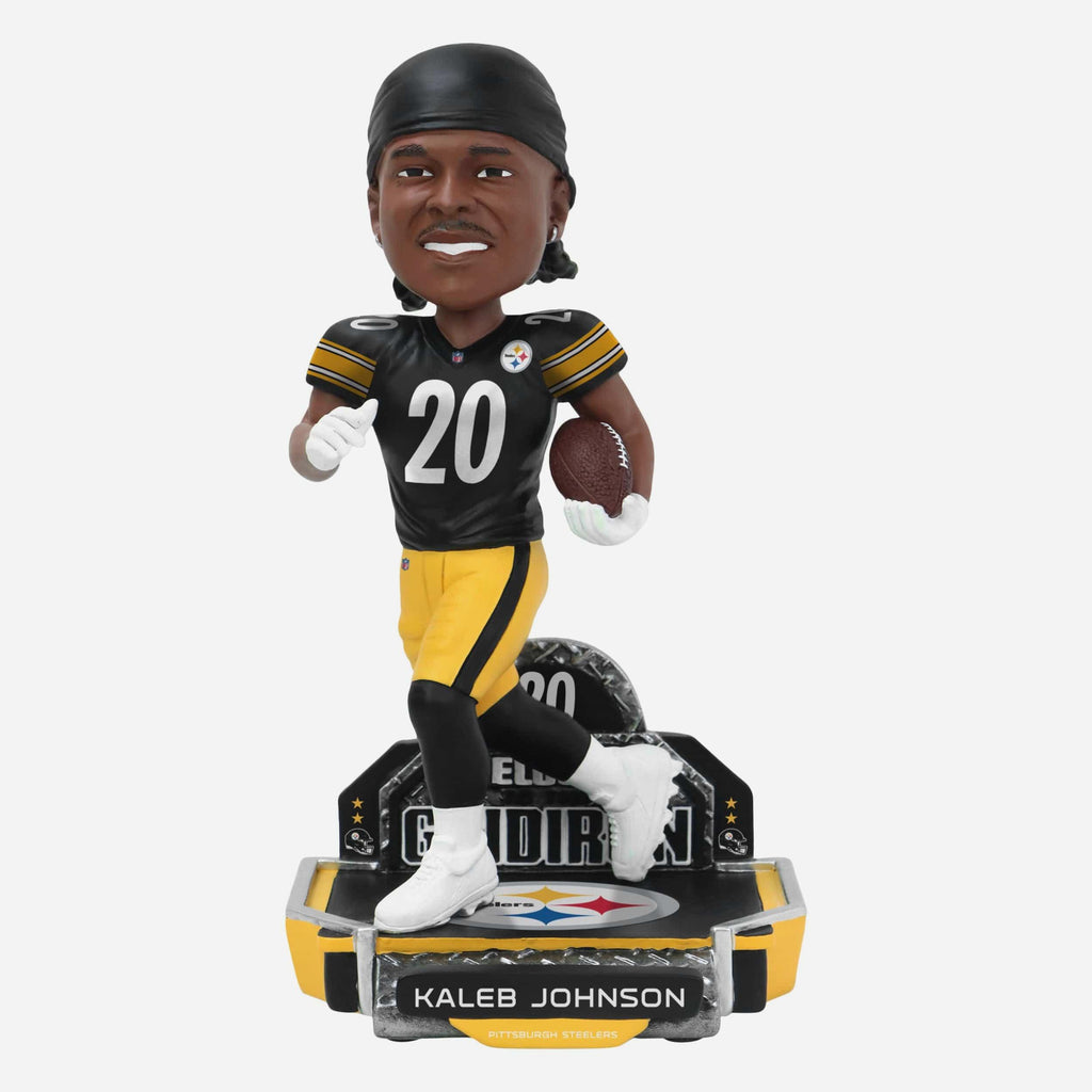 Kaleb Johnson Pittsburgh Steelers 2025 Rookie Series Bobblehead FOCO - FOCO.com