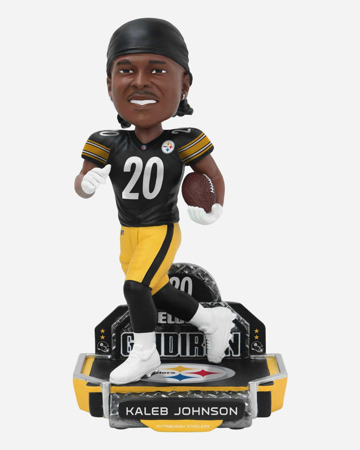 Kaleb Johnson Pittsburgh Steelers 2025 Rookie Series Bobblehead FOCO - FOCO.com