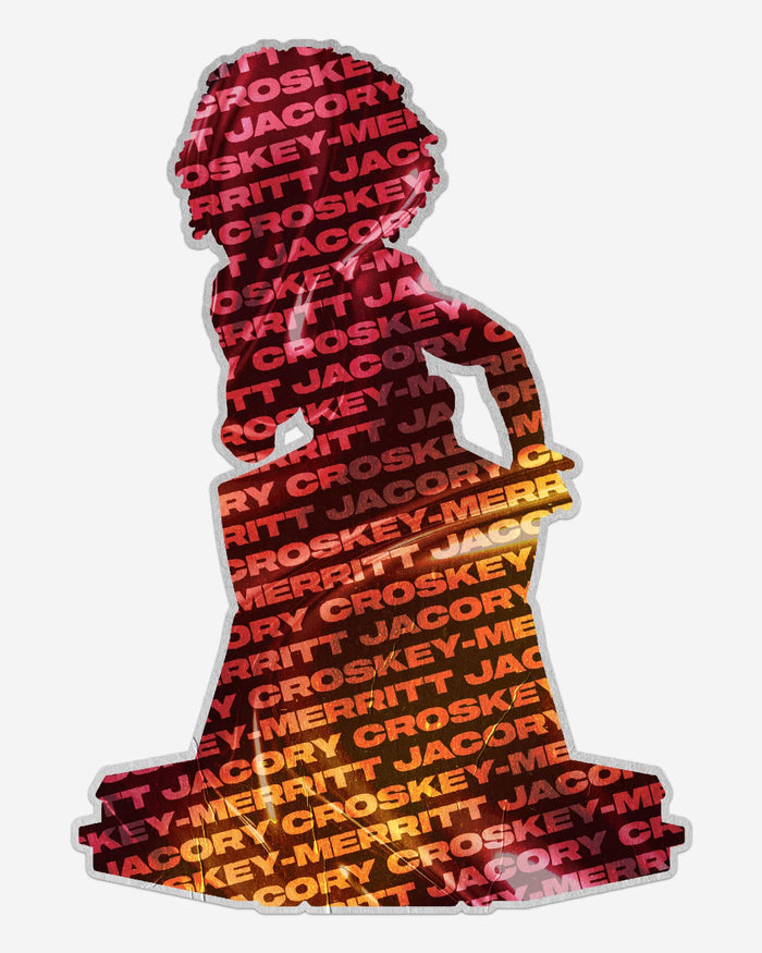 Jacory Croskey-Merritt Washington Commanders Rookie Debut Bobblehead FOCO - FOCO.com