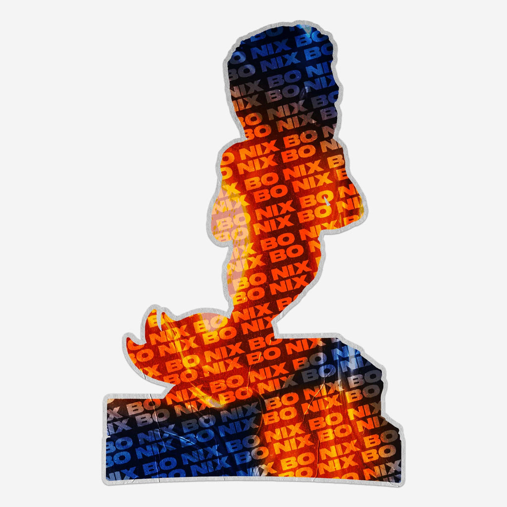 Bo Nix Denver Broncos 2 Rushing & 2 Passing Touchdowns in One Quarter Bobblehead FOCO - FOCO.com