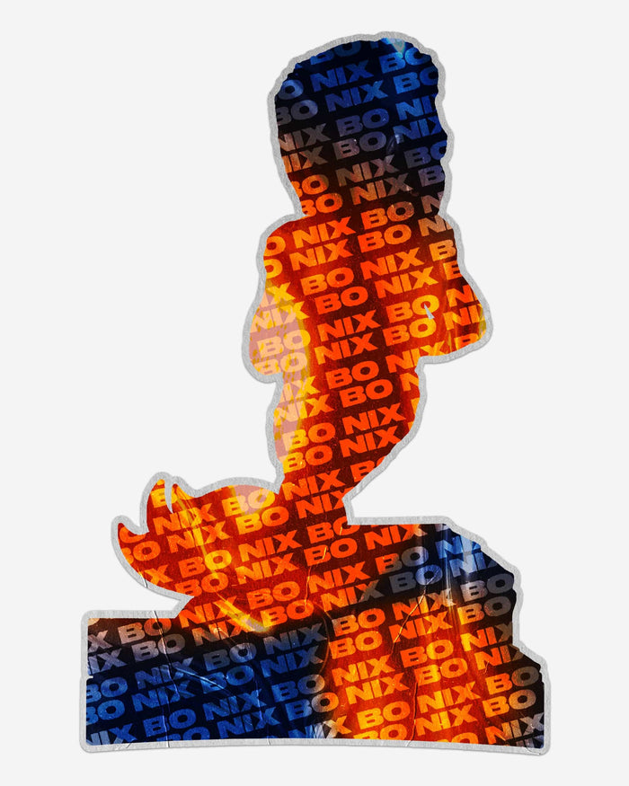 Bo Nix Denver Broncos 2 Rushing & 2 Passing Touchdowns in One Quarter Bobblehead FOCO - FOCO.com