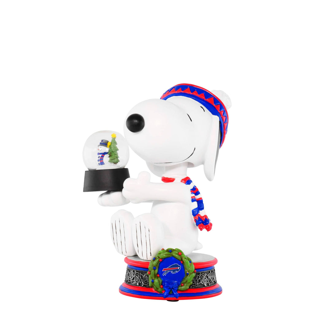 Buffalo Bills Snoopy Peanuts Snow Globe Bobblehead FOCO - FOCO.com