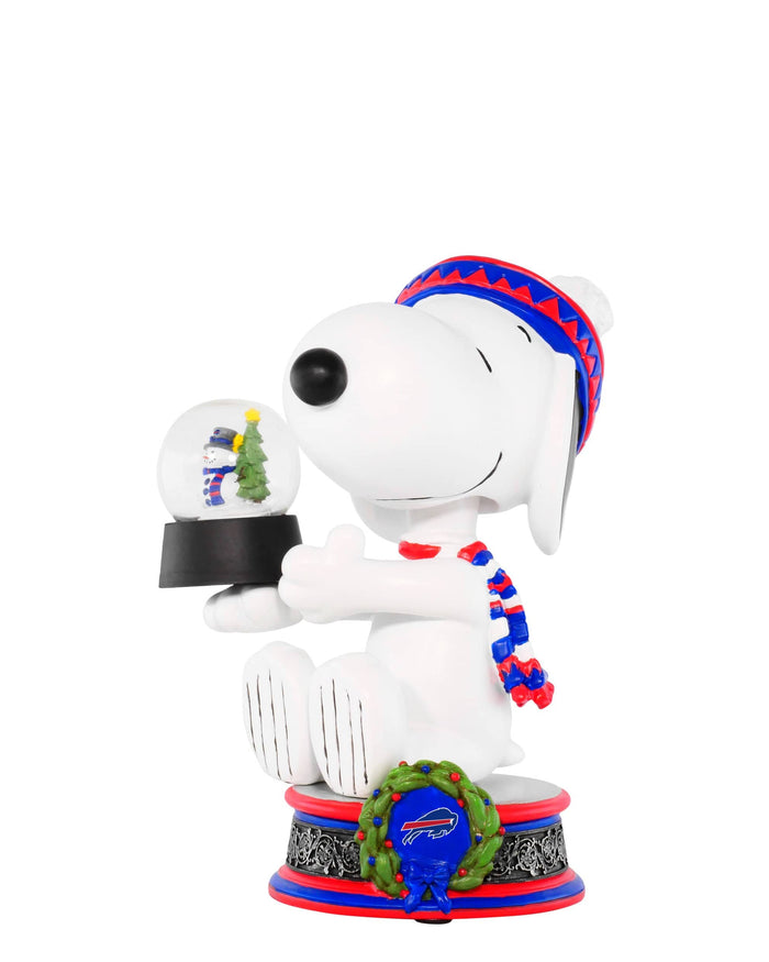 Buffalo Bills Snoopy Peanuts Snow Globe Bobblehead FOCO - FOCO.com