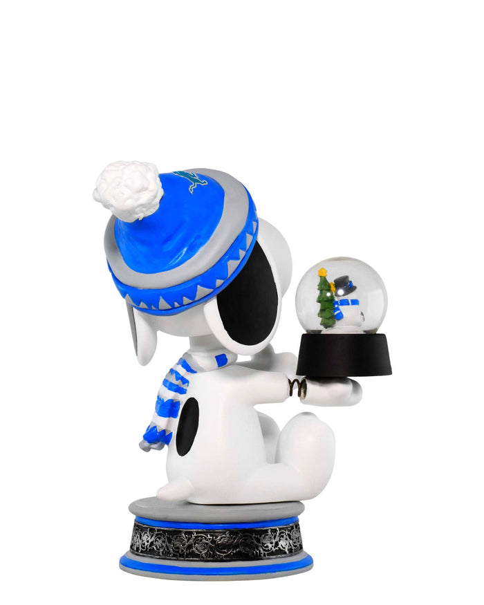 Detroit Lions Snoopy Peanuts Snow Globe Bobblehead FOCO - FOCO.com