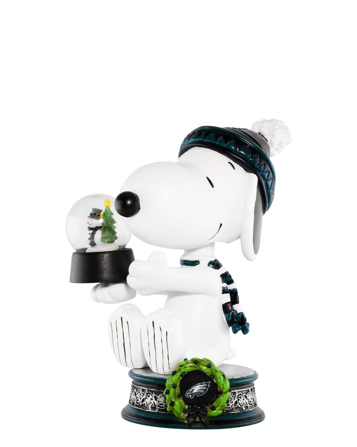 Philadelphia Eagles Snoopy Peanuts Snow Globe Bobblehead FOCO - FOCO.com