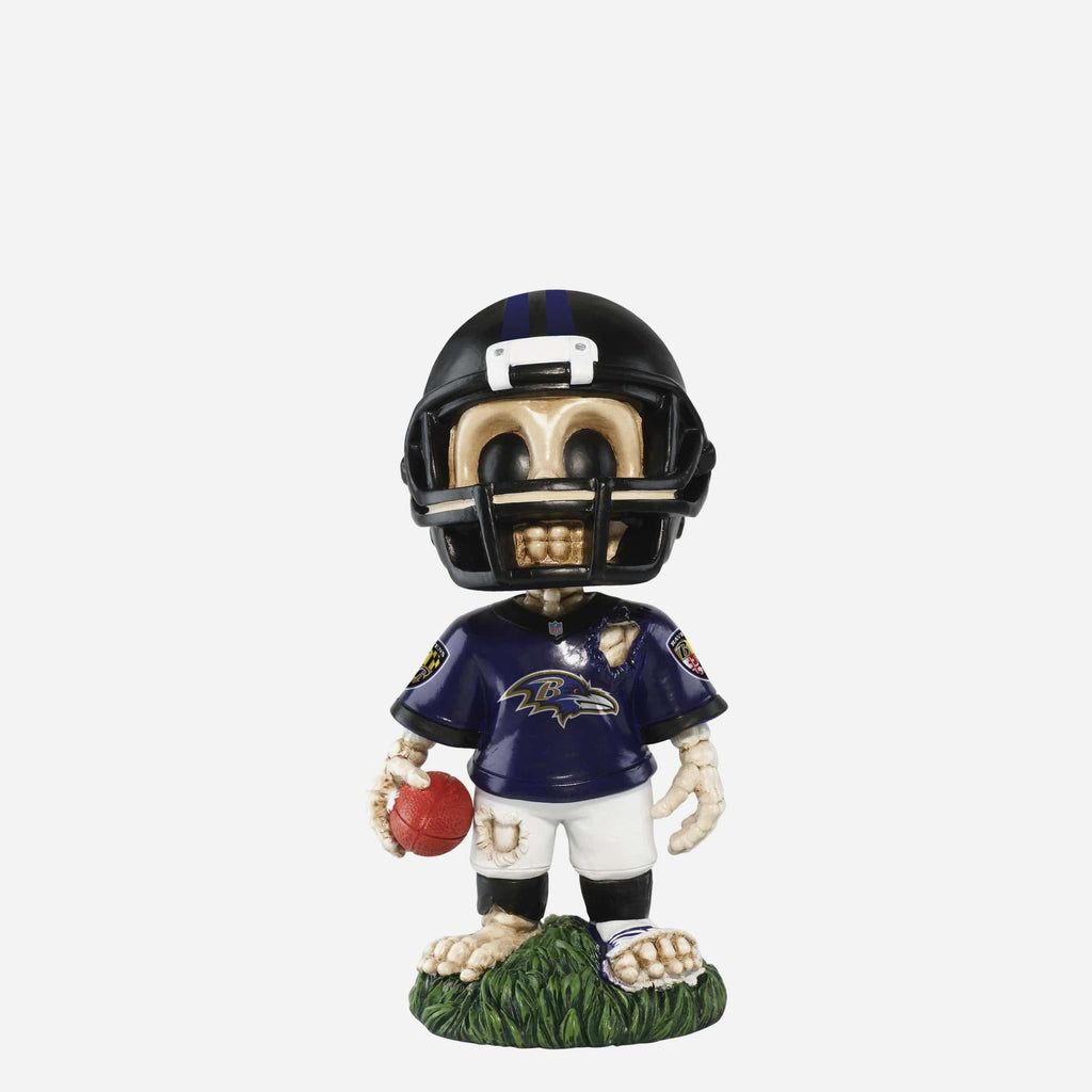 Baltimore Ravens Team Skull Mini Bobblehead FOCO - FOCO.com