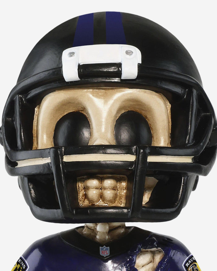 Baltimore Ravens Team Skull Mini Bobblehead FOCO - FOCO.com