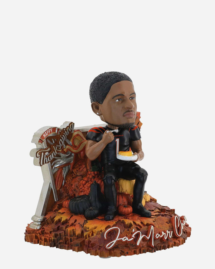 JaMarr Chase Cincinnati Bengals Thanksgiving Day Bobblehead FOCO - FOCO.com