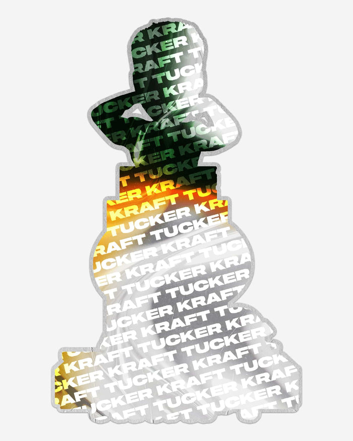 Tucker Kraft Green Bay Packers White Out Gamebreaker Bobblehead FOCO - FOCO.com