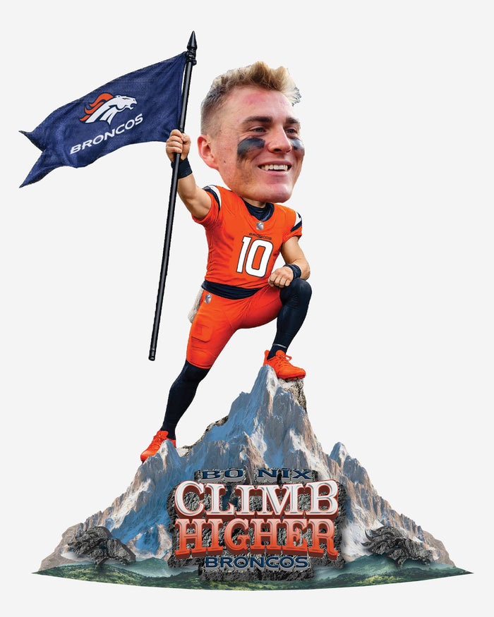 Bo Nix Denver Broncos Climb Higher Bobblehead FOCO - FOCO.com