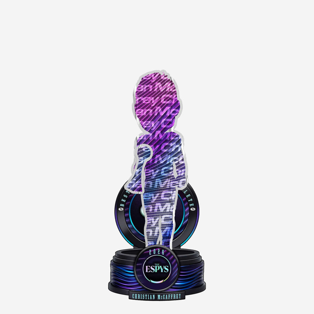 Christian McCaffrey San Francisco 49ers 2026 ESPY Awards Best Comeback Athlete Mini Bobblehead FOCO - FOCO.com