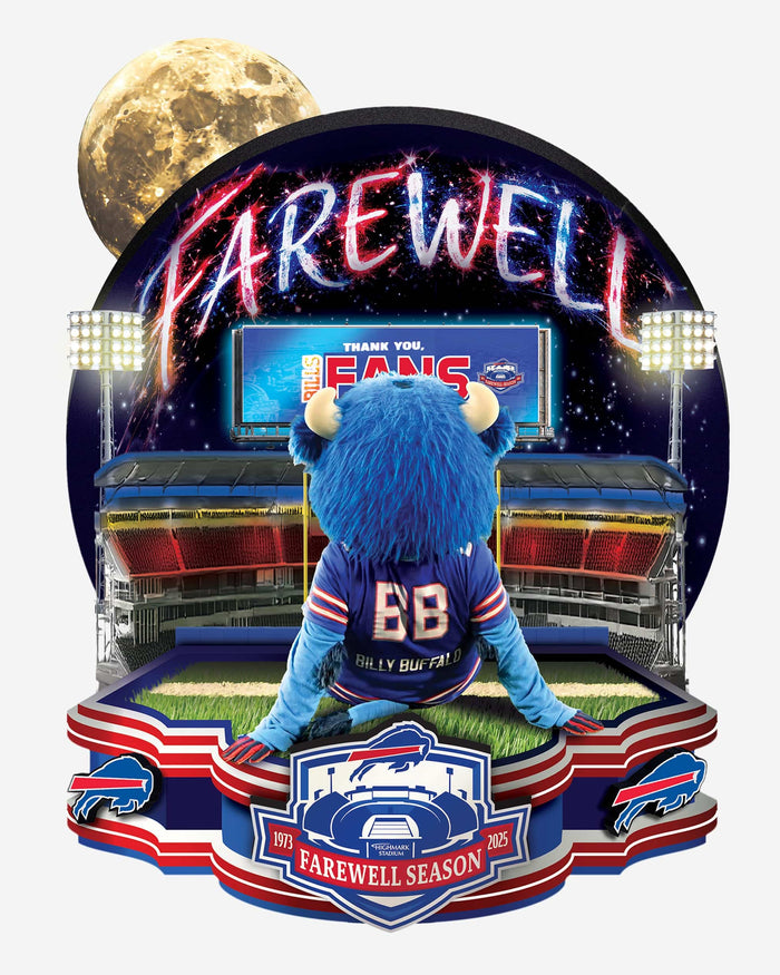 Billy Buffalo Buffalo Bills 2025 Highmark Stadium Farewell Season Fireworks Bobblehead FOCO - FOCO.com