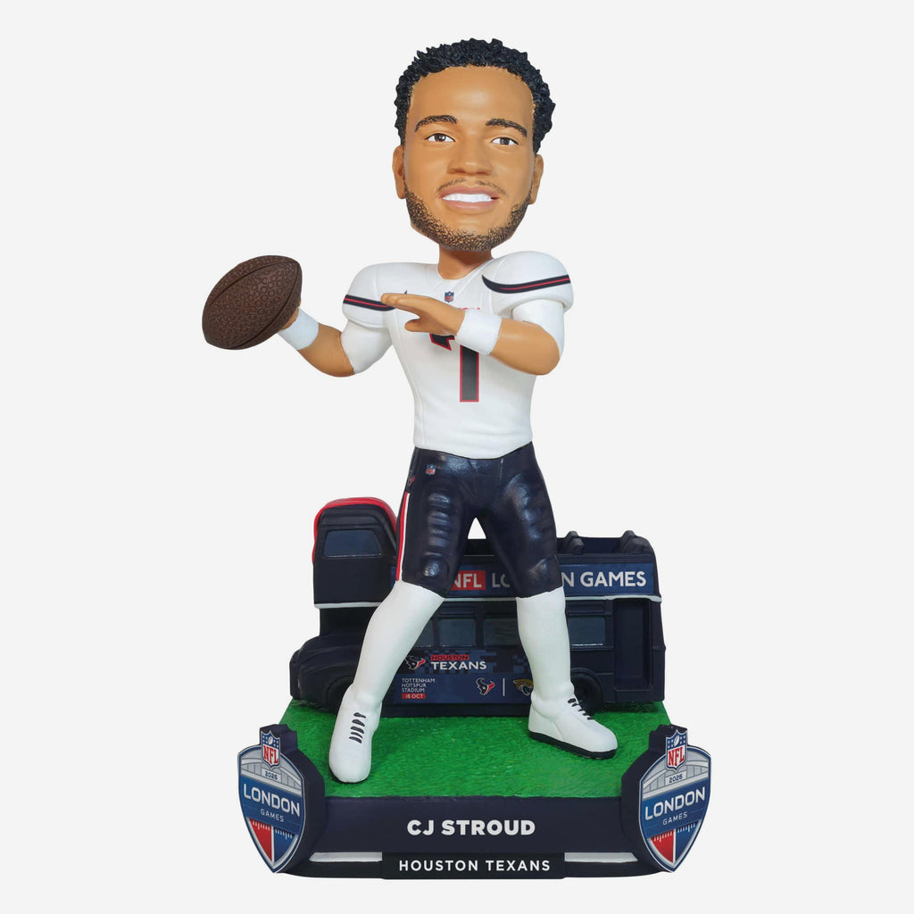 CJ Stroud Houston Texans 2026 NFL International Game Bobblehead FOCO - FOCO.com