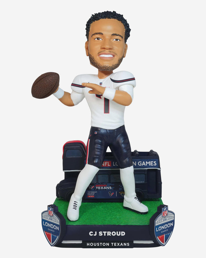 CJ Stroud Houston Texans 2026 NFL International Game Bobblehead FOCO - FOCO.com