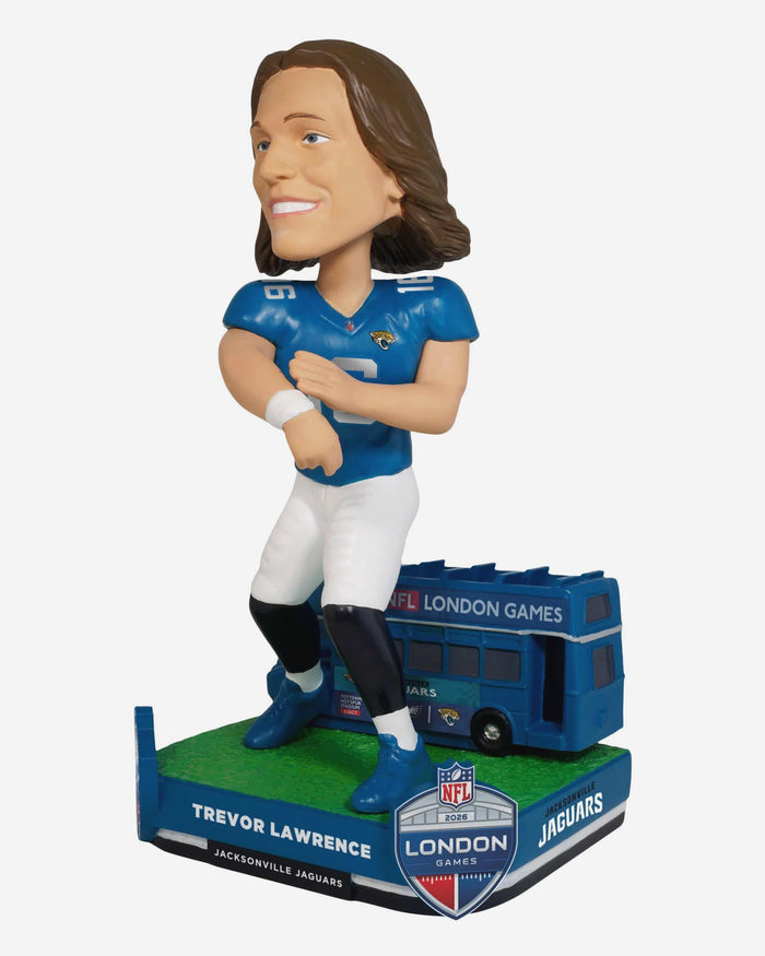 Trevor Lawrence Jacksonville Jaguars 2026 NFL International Game Bobblehead FOCO - FOCO.com