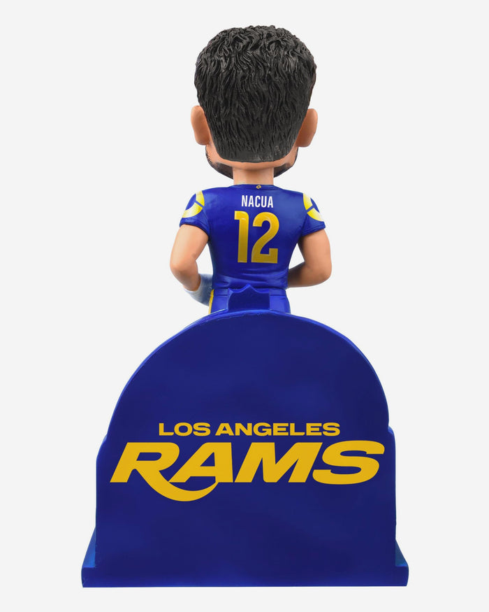 Puka Nacua Los Angeles Rams 2026 NFL International Game Bobblehead FOCO - FOCO.com