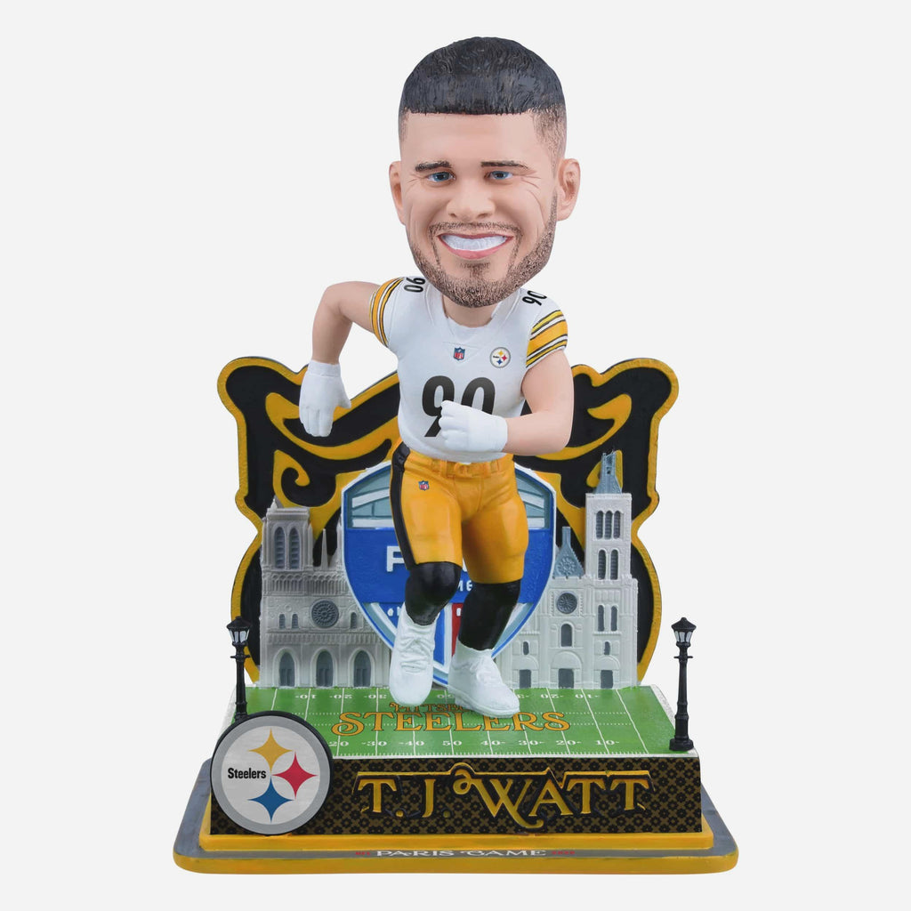 Tj Watt Pittsburgh Steelers 2026 NFL International Game Bobblehead FOCO - FOCO.com