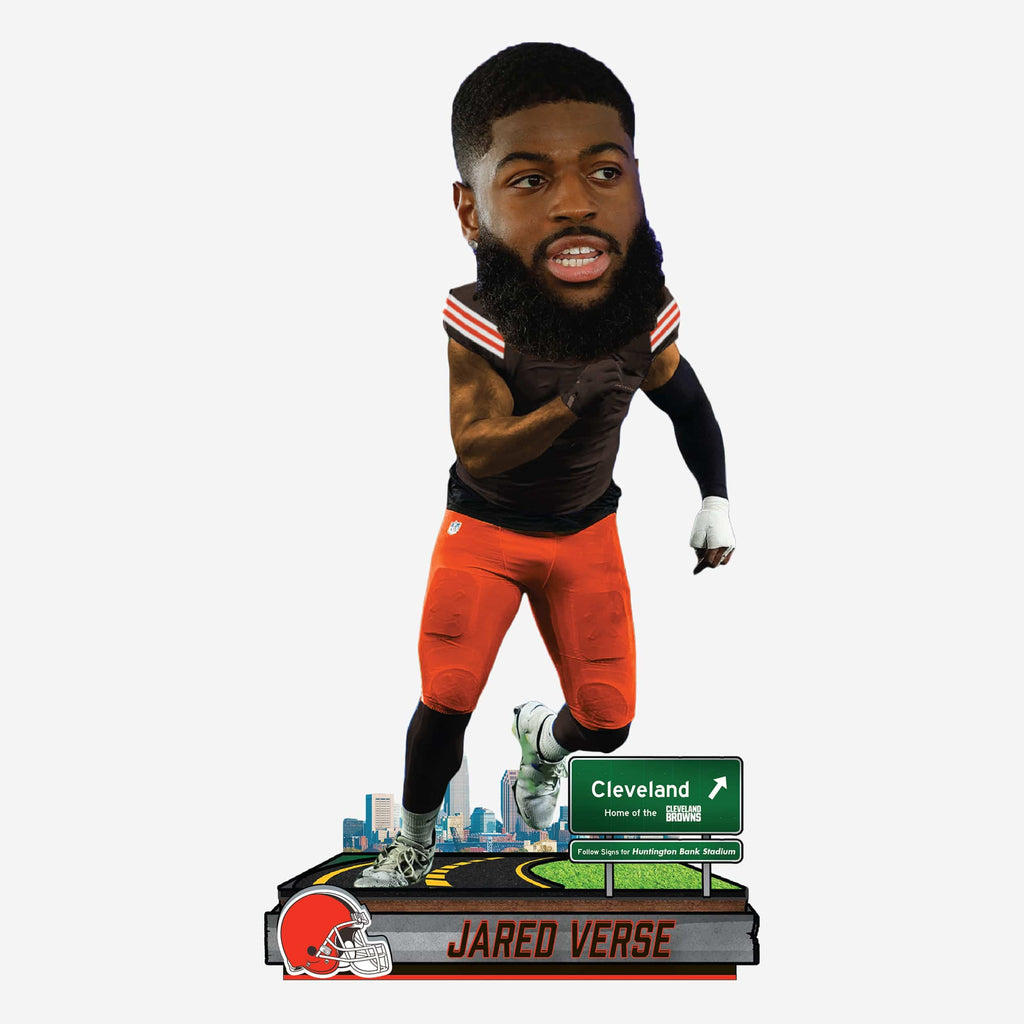 Jared Verse Cleveland Browns Next Stop Bobblehead FOCO - FOCO.com