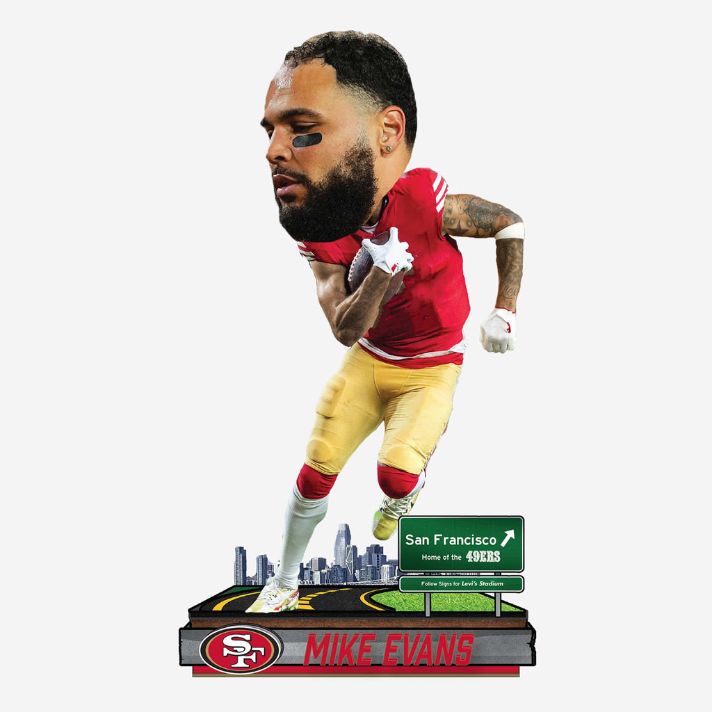 Mike Evans San Francisco 49ers Next Stop Bobblehead FOCO - FOCO.com