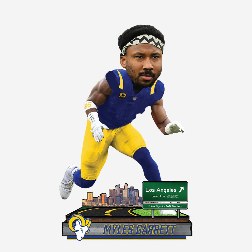 Myles Garrett Los Angeles Rams Next Stop Bobblehead FOCO - FOCO.com
