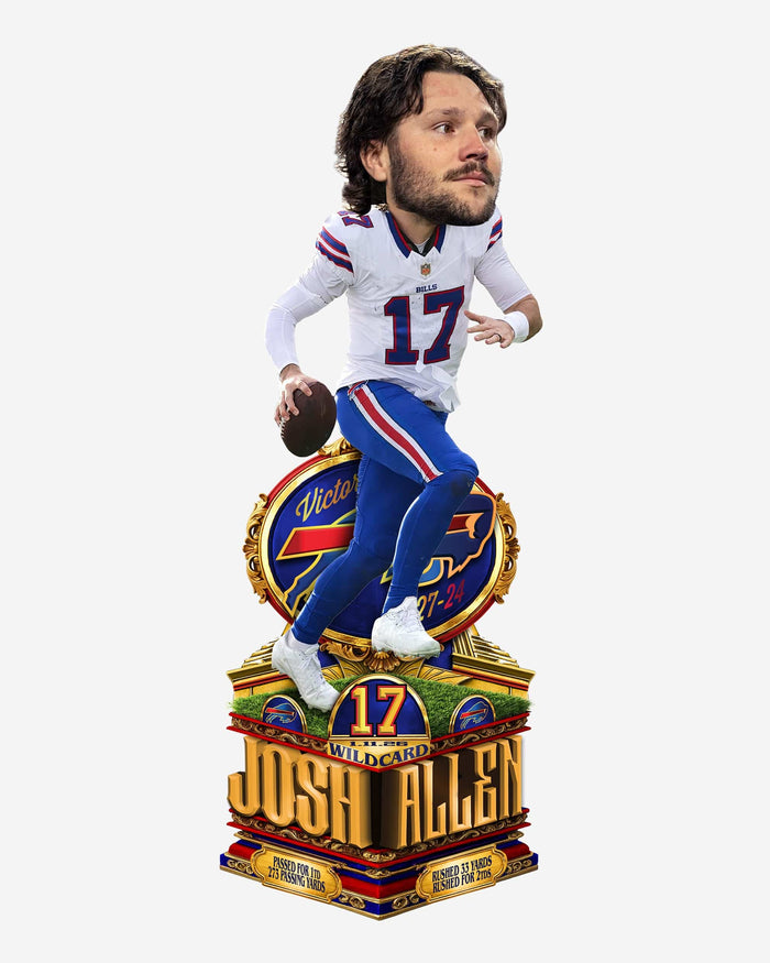 Josh Allen Buffalo Bills NFL Wild Card Gamebreaker Bobblehead FOCO - FOCO.com